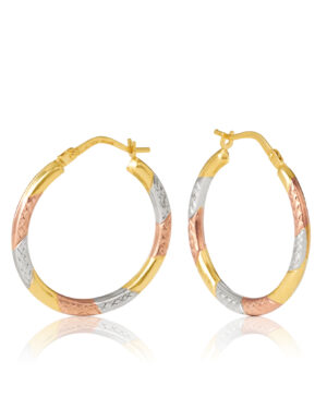 OBS518-9901 375 gold . SKU: OBS518-9901. Hoop Earrings