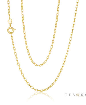 50KRD09 9Y Susa Elongated Cable Chain 1.4mm, 45cm