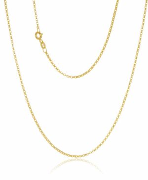 23KRD019 9Y Vicolo Diamond Cut Half Flat Round Wire Forzatina Cable 1.55m, 45cm