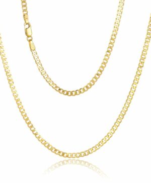 70HKI445 9Y Grumetta Rada 2.8m Open 6 Sided Curb Chain, 50cm