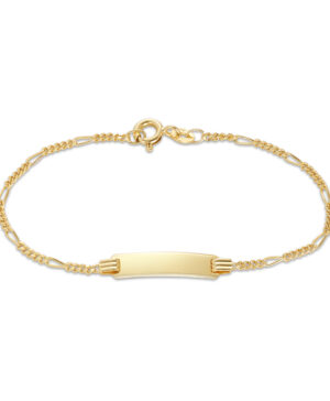 50BPK501-1 9Y Figaro Link ID Bracelet
