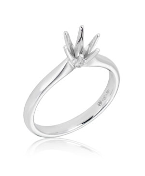 061-00245 18W 6 Claw Solitaire Mount Ring