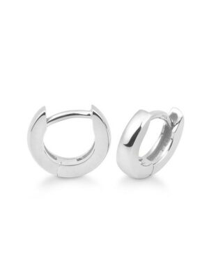 Breuning 06/02625-0 9K White 2.45mm Tube, 10.50mm Inside Diameter Huggie