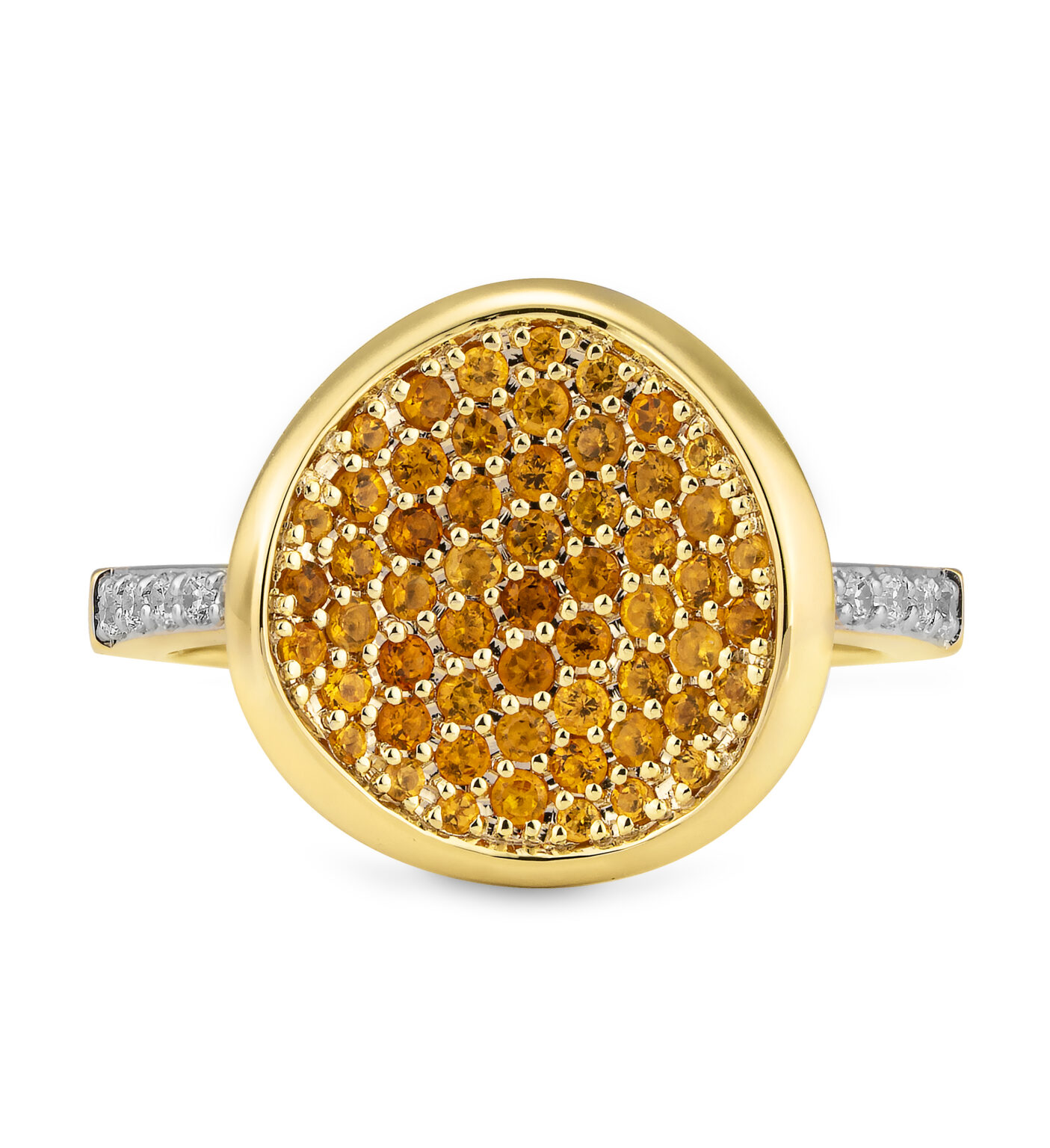41/062210 Breuning Citrin/Diamond Ring