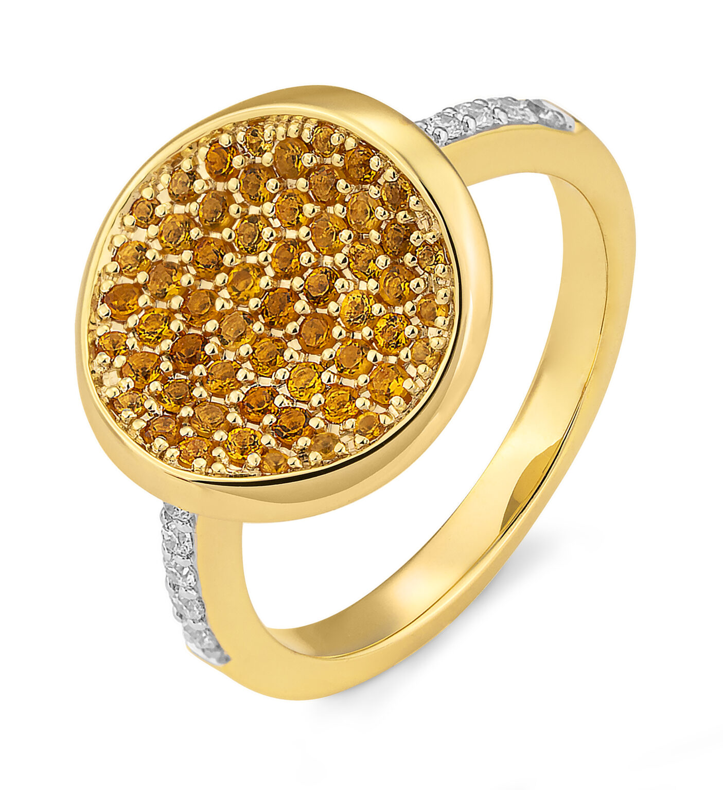 41/062210 Breuning Citrin/Diamond Ring