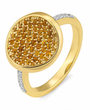 41/062210 Breuning Citrin/Diamond Ring