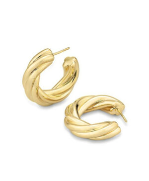 06/05010-5 925:-Yellow Galvano Earrings