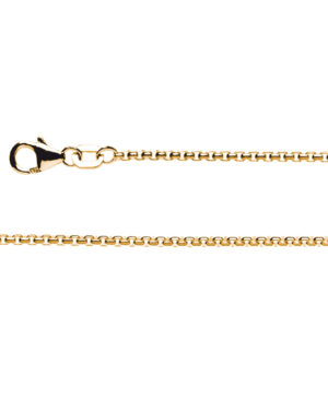 2696050 - 925/- Sterling Silver 925/-Venezia chain fg, lobster clasp, 1.5mm, 50cm