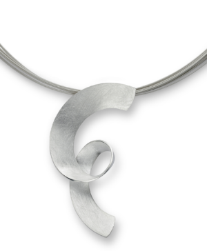 48951 - 925/- Sterling Silver 925/- pendant, rh, brushed/polished