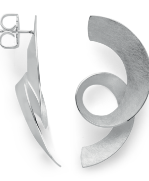 48960 - 925/- Sterling Silver 925/- earrings, brushed/polished