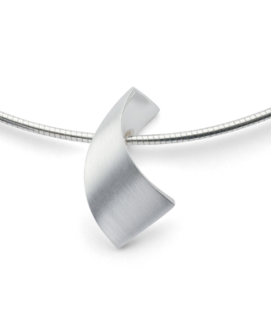49160 - 925/- Sterling Silver 925/- pendant, satin matte/polished