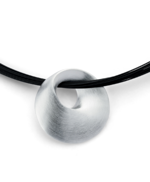 49191 - 925/- Sterling Silver 925/- pendant, rh, satin matte