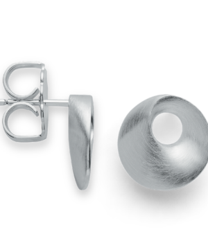 49200 - 925/- Sterling Silver 925/- earrings, satin matte
