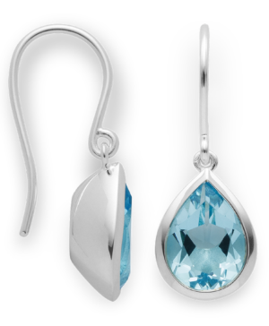 49341 - 925/- Sterling Silver 925/- pendant, rh, polished, blue topaz 6.37ct