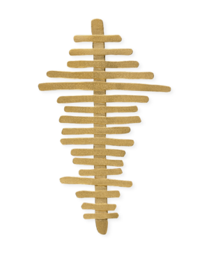 49410 - 925/- Sterling Silver 925/- pendant/brooch, gold-plated, satin finish