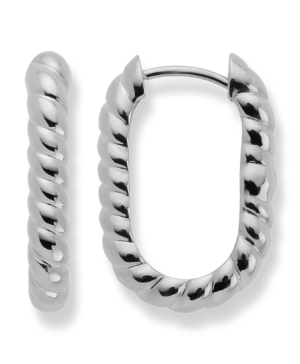 49611 - 925/- Sterling Silver 925/- hoop, rh, polished