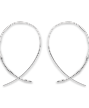49690 - 925/- Sterling Silver 925/- earrings, polished