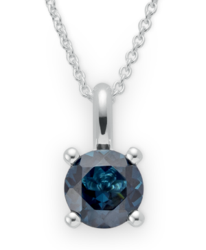 49940 - 925/- Sterling Silver 925/- Pendant blue topaz 1.55ct. Polished