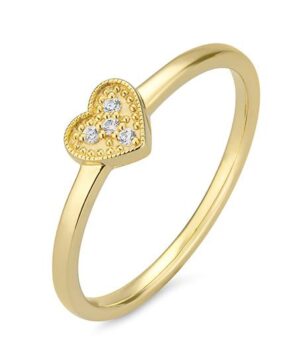 41/06409-0 - 375/- yellow - diamond fc 0,03 Ct. H/si Rings