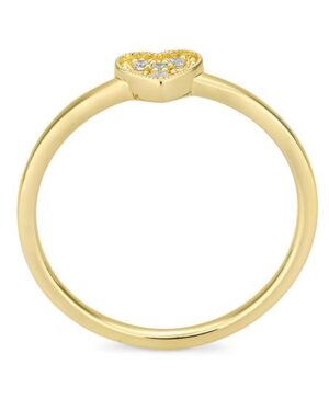41/06409-0 - 375/- yellow - diamond fc 0,03 Ct. H/si Rings
