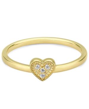 41/06409-0 - 375/- yellow - diamond fc 0,03 Ct. H/si Rings