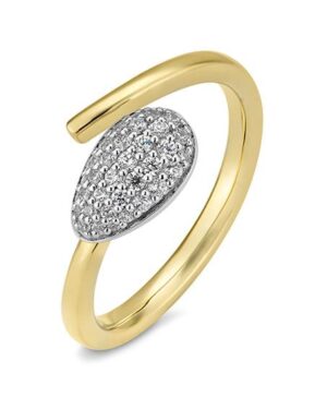 41/06396-0 - 375/- bic. - diamond fc 0,269 Ct. H/si Rings