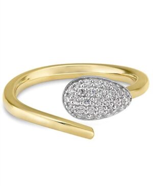41/06396-0 - 375/- bic. - diamond fc 0,269 Ct. H/si Rings