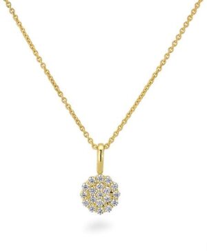 31/04787-0 - 375/- yellow - diamond fc 0,285 Ct. H/si Pendants