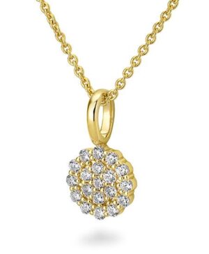 31/04787-0 - 375/- yellow - diamond fc 0,285 Ct. H/si Pendants