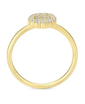 41/06435-0 - 375/- yellow - diamond fc 0,285 Ct. H/si Rings