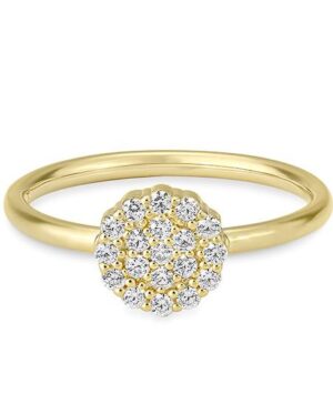 41/06435-0 - 375/- yellow - diamond fc 0,285 Ct. H/si Rings