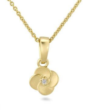 31/04791-0 - 375/- yellow - diamond fc 0,01 Ct. H/si Pendants