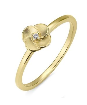 41/06419-0 - 375/- yellow - diamond fc 0,01 Ct. H/si Rings