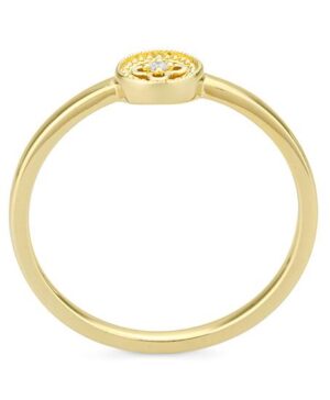 41/06402-0 - 375/- yellow - diamond fc 0,007 Ct. H/si Rings