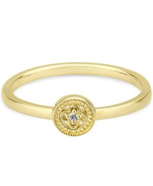 41/06402-0 - 375/- yellow - diamond fc 0,007 Ct. H/si Rings