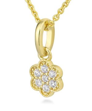 31/04780-0 - 375/- yellow - diamond fc 0,105 Ct. H/si Pendants