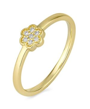 41/06404-0 - 375/- yellow - diamond fc 0,052 Ct. H/si Rings