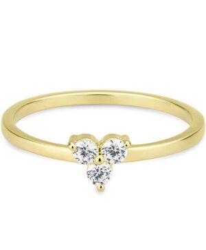 41/06412-0 - 375/- yellow - diamond fc 0,165 Ct. H/si Rings