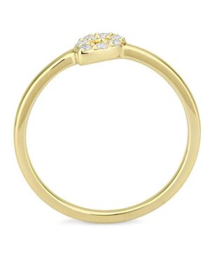 41/06407-0 - 375/- yellow - diamond fc 0,105 Ct. H/si Rings