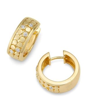 06/61207-0 - 375/- yellow - diamond fc 0,20 Ct. H/si Earrings