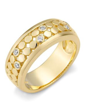 41/06390-0 - 375/- yellow - diamond fc 0,12 Ct. H/si Rings