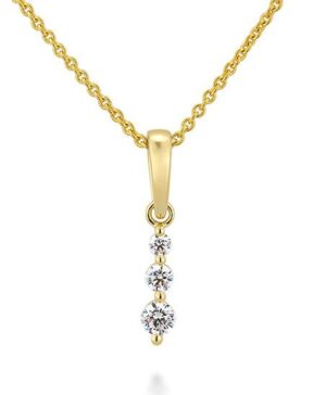 31/04774-0 - 375/- yellow - diamond fc 0,19 Ct. H/si Pendants