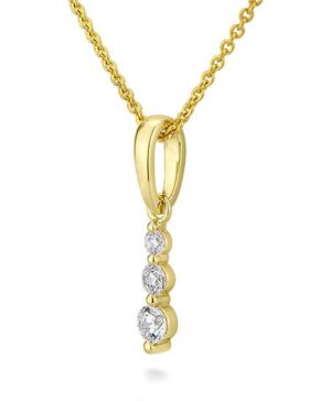 31/04774-0 - 375/- yellow - diamond fc 0,19 Ct. H/si Pendants