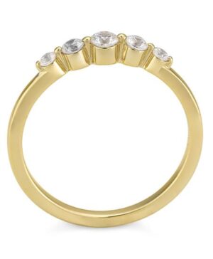 41/06391-0 - 375/- yellow - diamond fc 0,28 Ct. H/si Rings