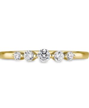 41/06391-0 - 375/- yellow - diamond fc 0,28 Ct. H/si Rings