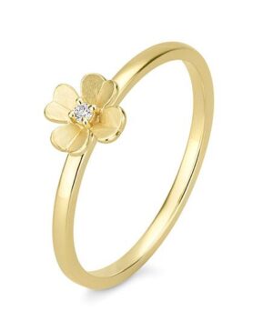 41/06421-0 - 375/- yellow - diamond fc 0,015 Ct. H/si Rings