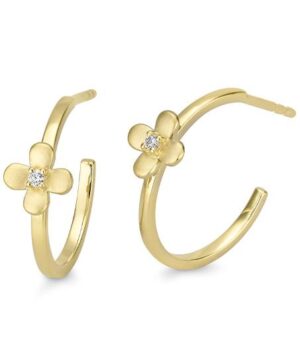 06/61253-0 - 375/- yellow - diamond fc 0,03 Ct. H/si Earrings