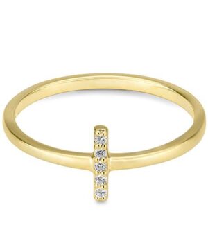 41/06410-0 - 375/- yellow - diamond fc 0,037 Ct. H/si Rings
