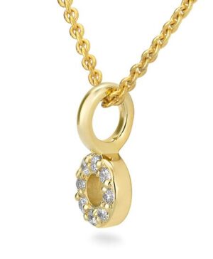 31/04782-0 - 375/- yellow - diamond fc 0,06 Ct. H/si Pendants