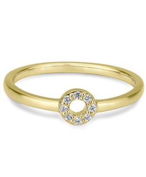 41/06406-0 - 375/- yellow - diamond fc 0,06 Ct. H/si Rings